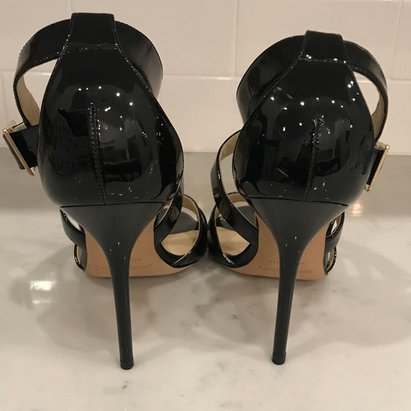 Jimmy Choo Patent Stiletto Sandals - Picture 4 of 7